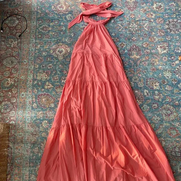 fitted lace wedding dress Coral Grand Evening Maxi Dress main image 1